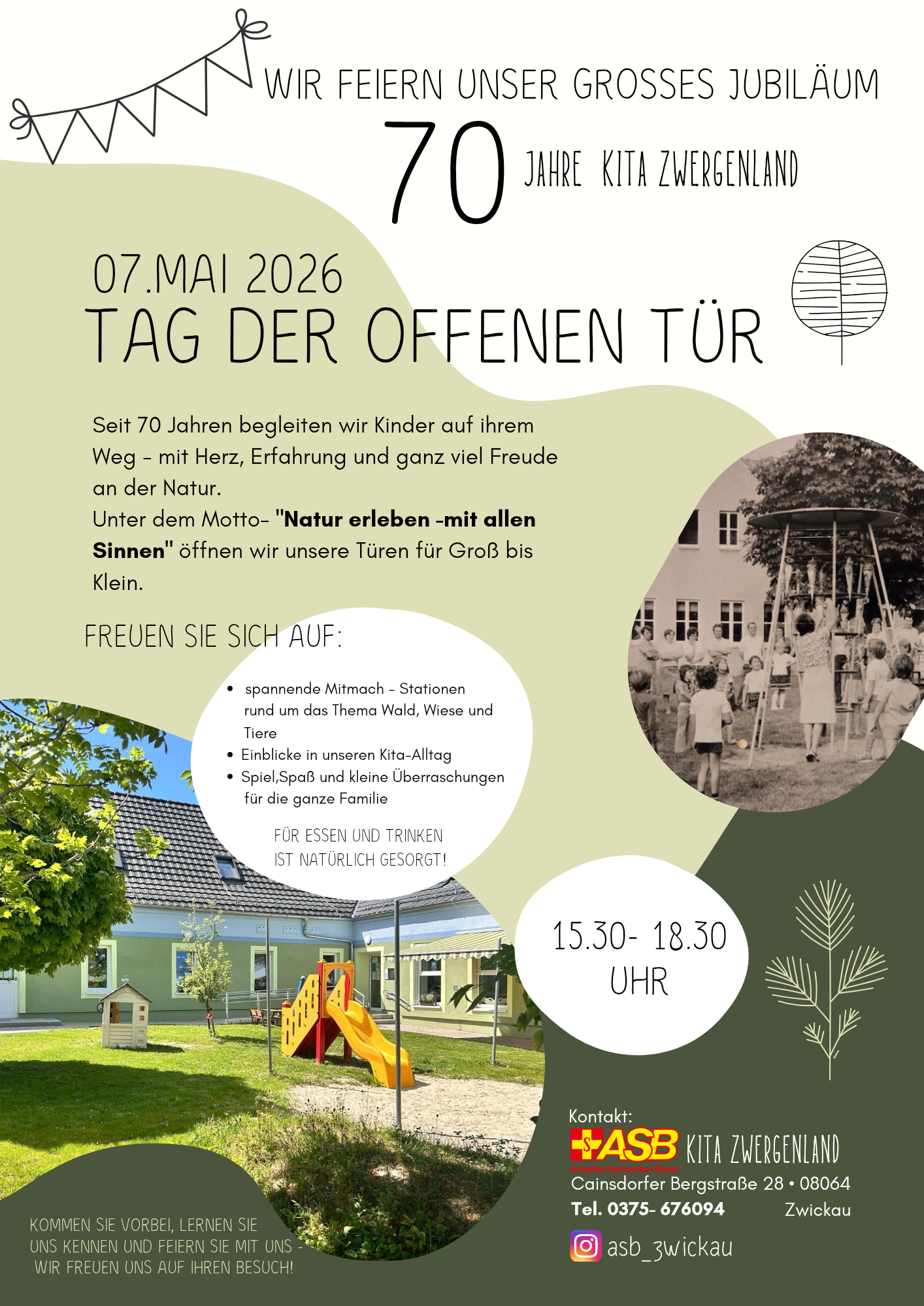 Einladung zum Tag der offenen Tür in unserer Kita